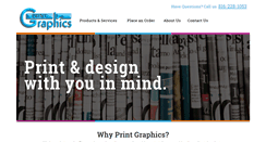 Desktop Screenshot of printgraphicskc.com